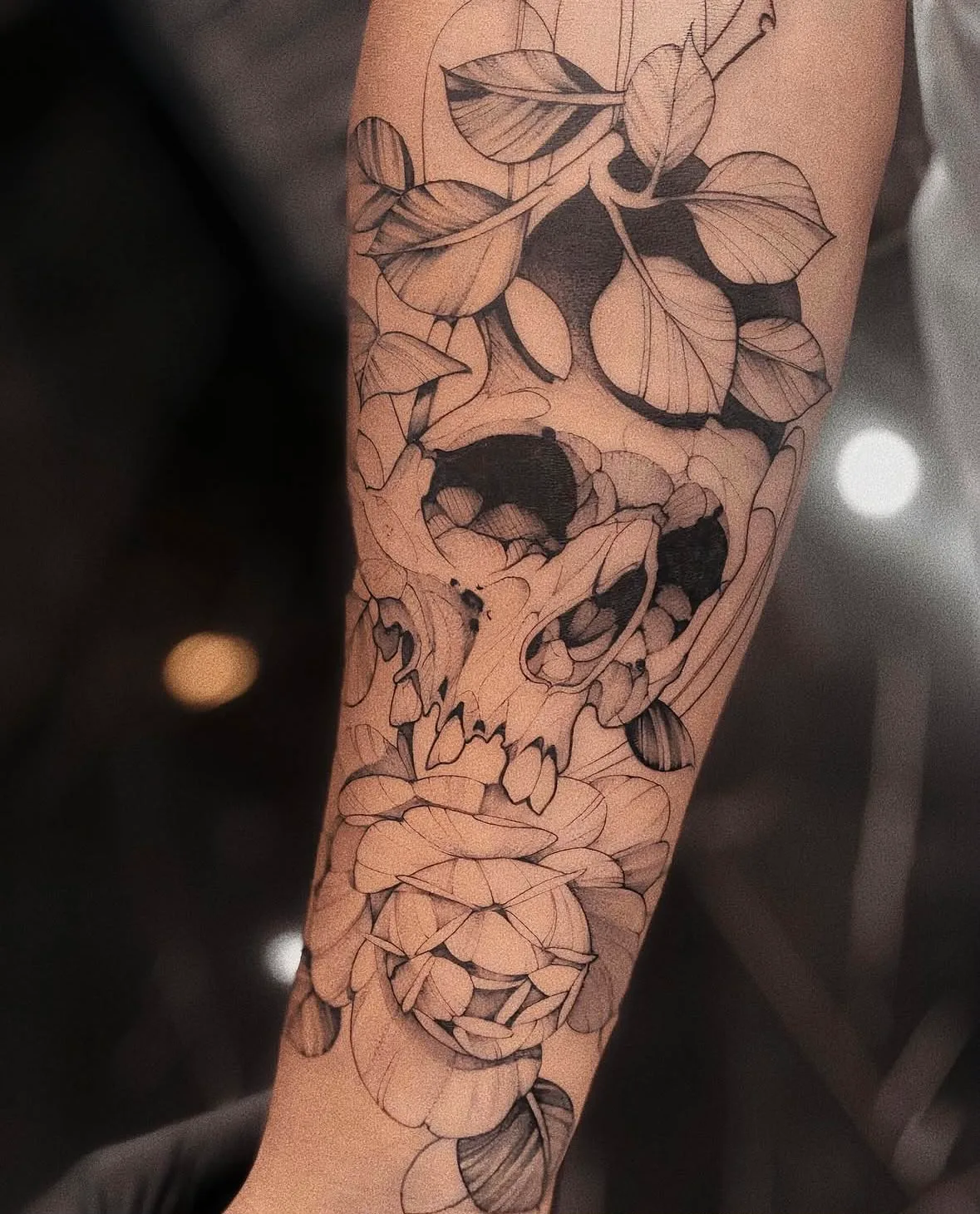 Forearm skull piece